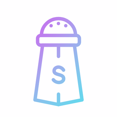 Salt, Animated Icon, Gradient
