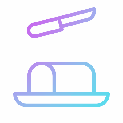Butter, Animated Icon, Gradient