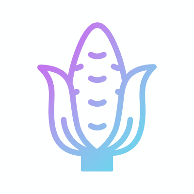 Corn, Animated Icon, Gradient