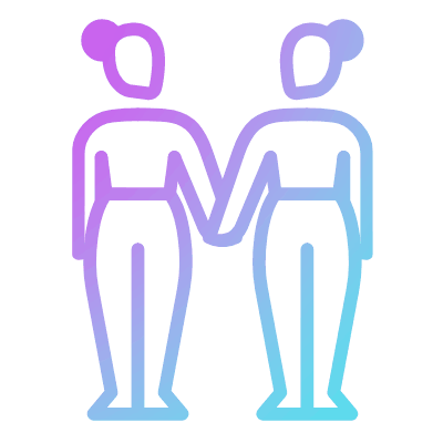 Couple, Animated Icon, Gradient