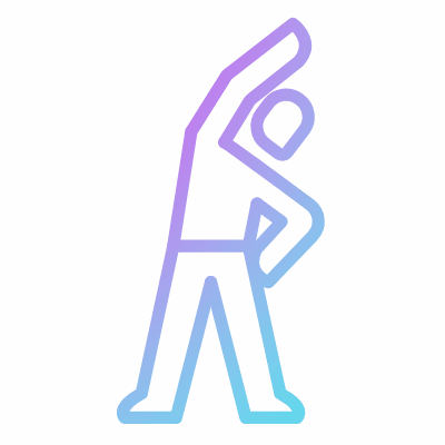 Stretch, Animated Icon, Gradient