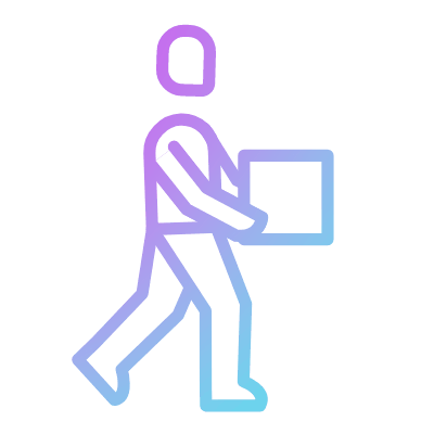 Delivery, Animated Icon, Gradient