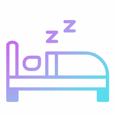 Sleep, Animated Icon, Gradient