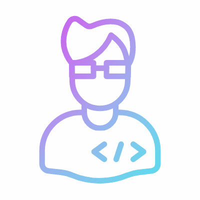 IT developer, Animated Icon, Gradient