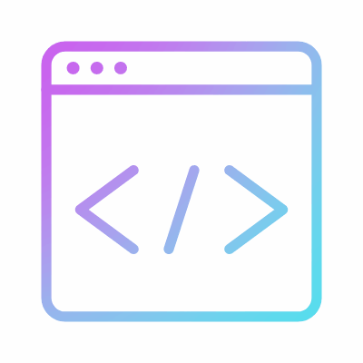 Coding, Animated Icon, Gradient