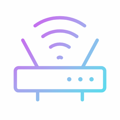 Wifi connection, Animated Icon, Gradient
