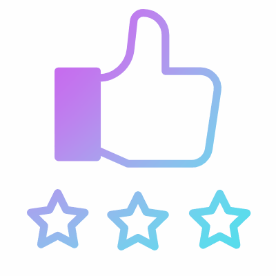 Review, Animated Icon, Gradient