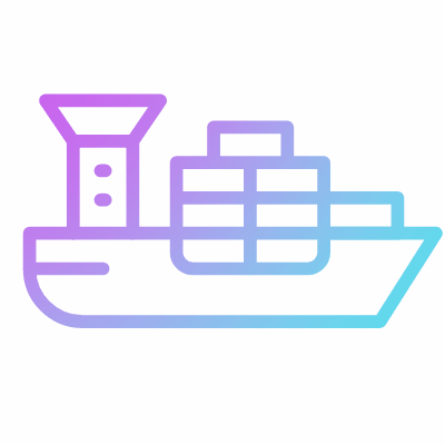 Freight, Animated Icon, Gradient