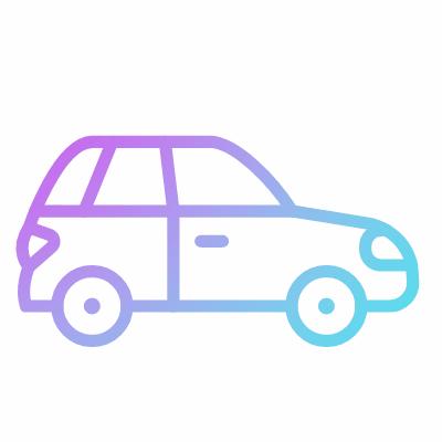 Car, Animated Icon, Gradient