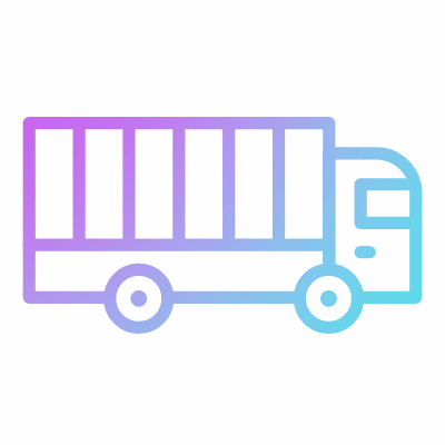 Truck, Animated Icon, Gradient