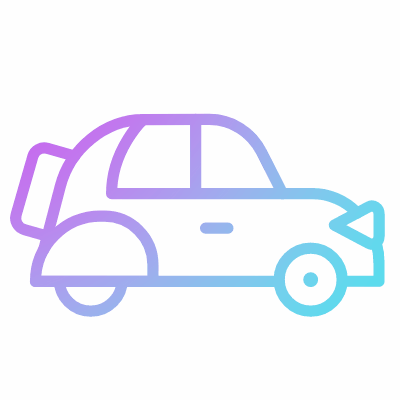 Car, Animated Icon, Gradient