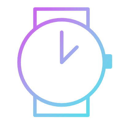Watch, Animated Icon, Gradient