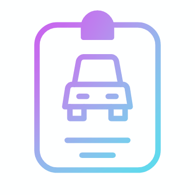 Car documents, Animated Icon, Gradient
