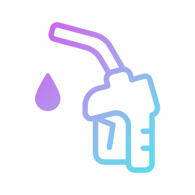 Gas pump, Animated Icon, Gradient