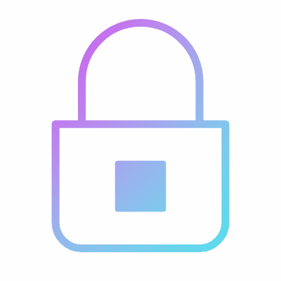 Lock-unlock, Animated Icon, Gradient
