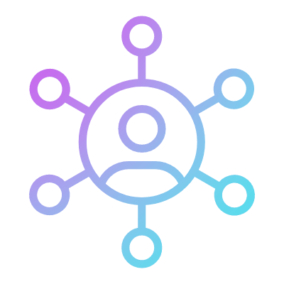 Business network, Animated Icon, Gradient