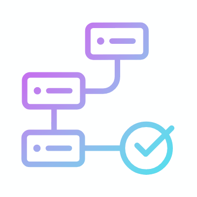 Project management, Animated Icon, Gradient