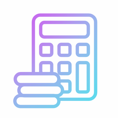 Accounting, Animated Icon, Gradient