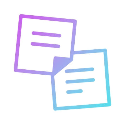 Sticky notes, Animated Icon, Gradient