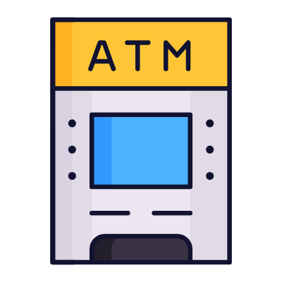 ATM, Animated Icon, Lineal