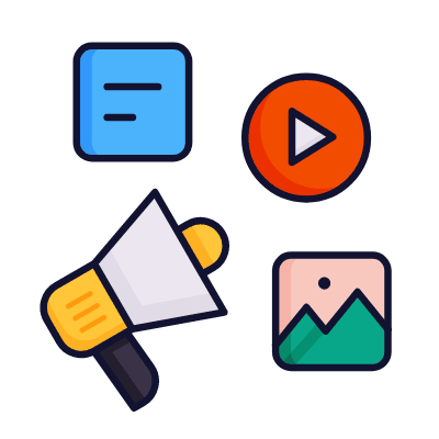 Marketing, Animated Icon, Lineal