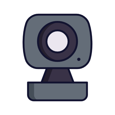 Home camera, Animated Icon, Lineal