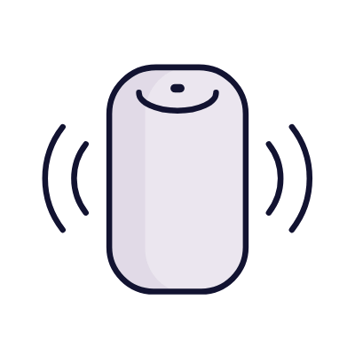 Homepod speaker, Animated Icon, Lineal