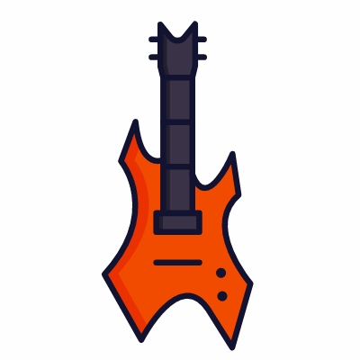 Metal music, Animated Icon, Lineal