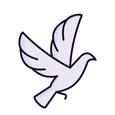Dove, Animated Icon, Lineal