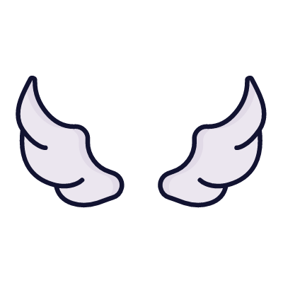 Wings, Animated Icon, Lineal