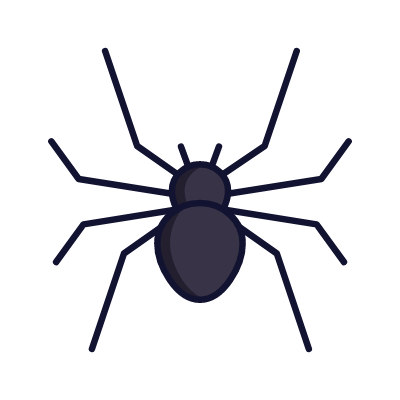 Spider, Animated Icon, Lineal