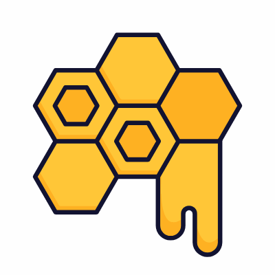 Honeycombs, Animated Icon, Lineal