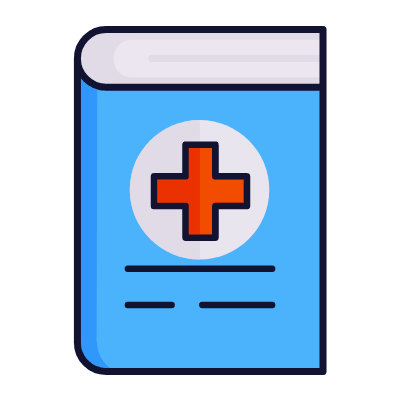 Medical book, Animated Icon, Lineal