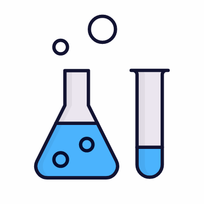 Chemistry, Animated Icon, Lineal