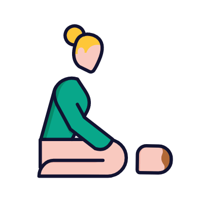 Massage, Animated Icon, Lineal
