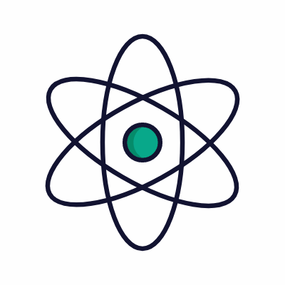 Atom, Animated Icon, Lineal