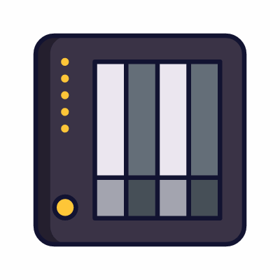 Nas server, Animated Icon, Lineal