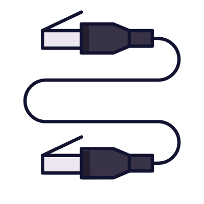 Cable network, Animated Icon, Lineal