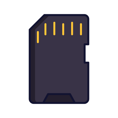 SD card, Animated Icon, Lineal