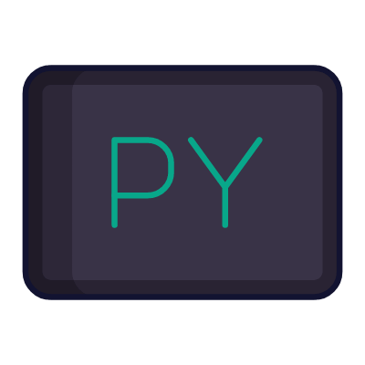 Python code, Animated Icon, Lineal