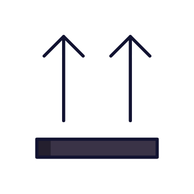 Way up, Animated Icon, Lineal