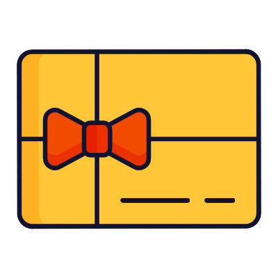 Gift card, Animated Icon, Lineal