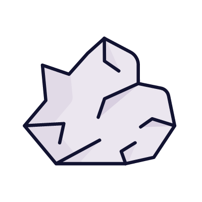 Paper waste, Animated Icon, Lineal