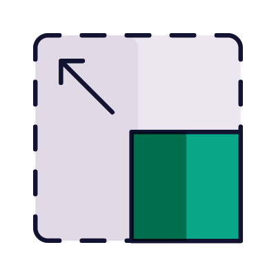 Resize file, Animated Icon, Lineal
