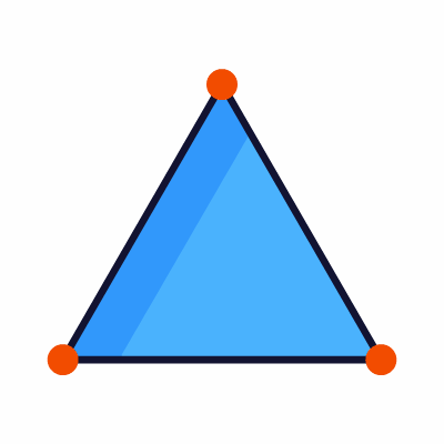 Triangle, Animated Icon, Lineal