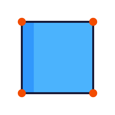 Square, Animated Icon, Lineal