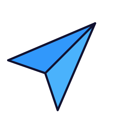 Paperplane, Animated Icon, Lineal