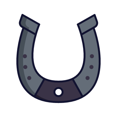 Horseshoe, Animated Icon, Lineal