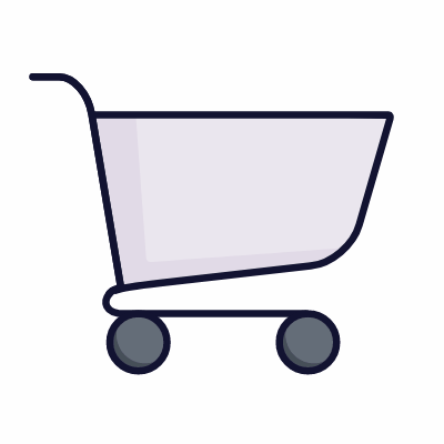 Basket trolley, Animated Icon, Lineal