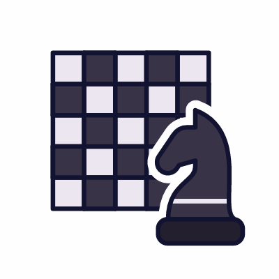 Chessboard, Animated Icon, Lineal